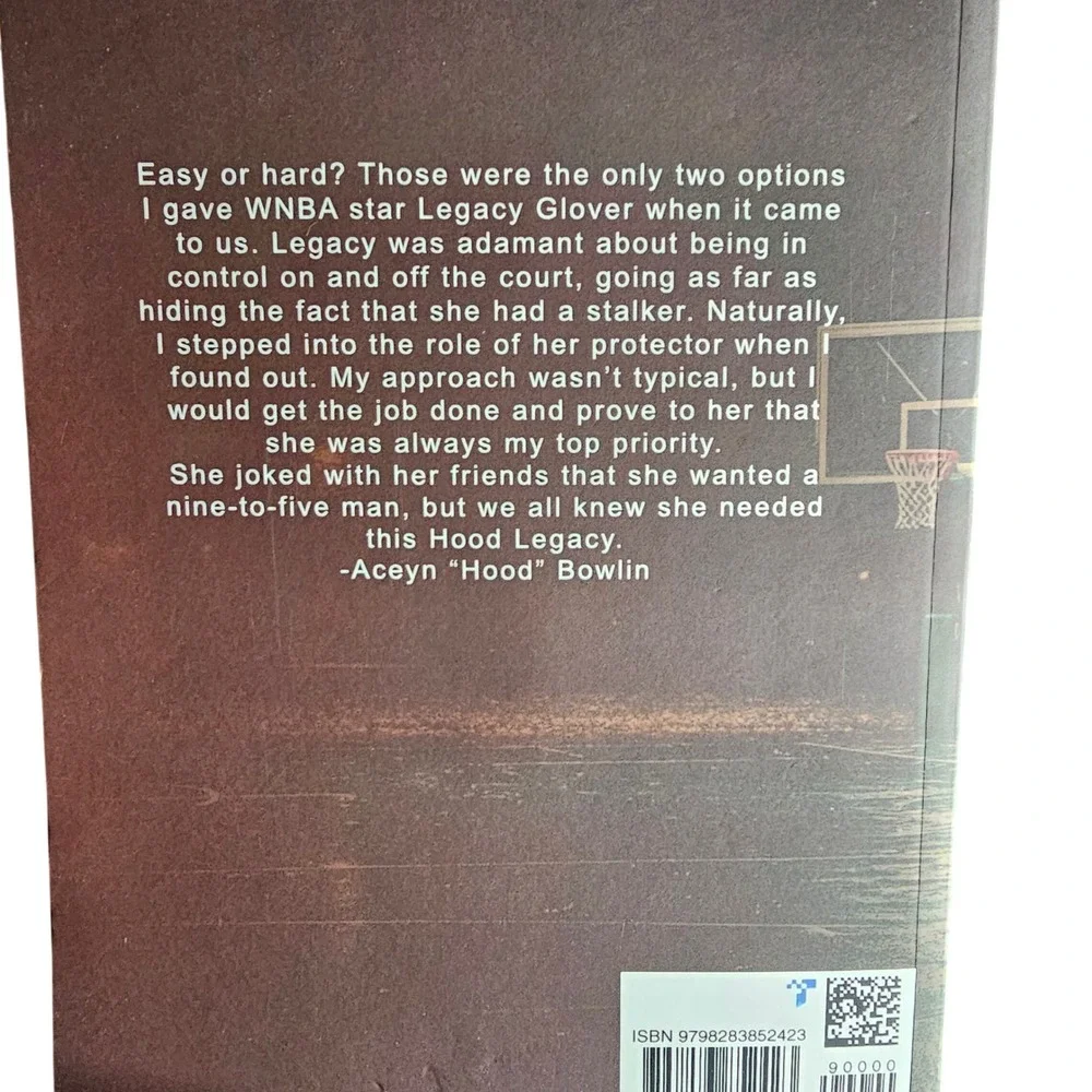 Hood Legacy by Aubry J Paperback Urban Romance Novel 2025 WNBA Theme
